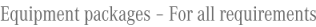 M-Class: equipment packages